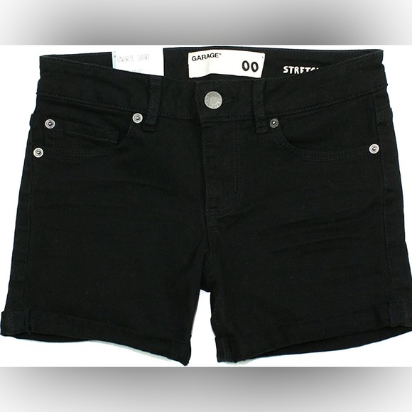 GARAGE| mid rise favourite short in Black - Picture 4 of 4